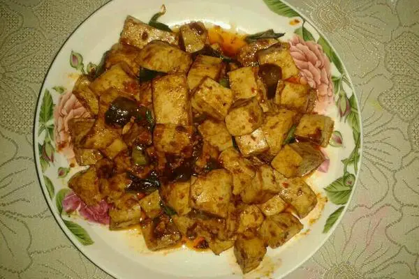麻辣葱香豆腐