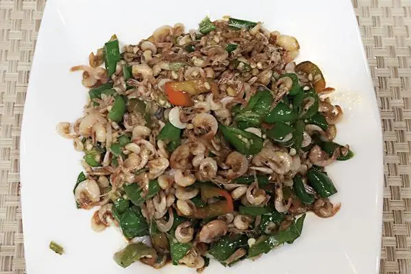 青椒炒虾仁