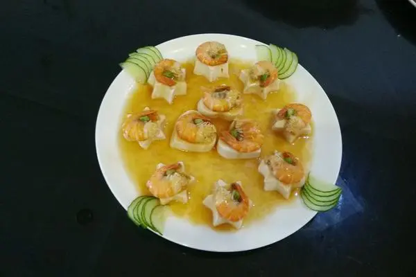 白玉豆腐虾
