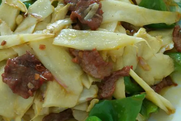子姜炒肉