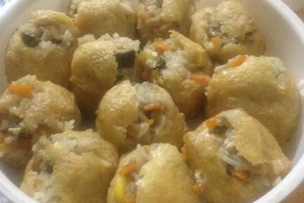糯米酿豆腐