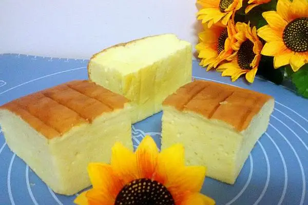原味戚风方蛋糕