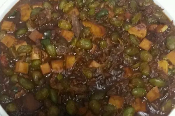 毛豆虾米酱