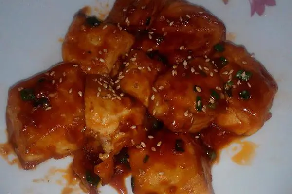 花生酱汁豆腐干