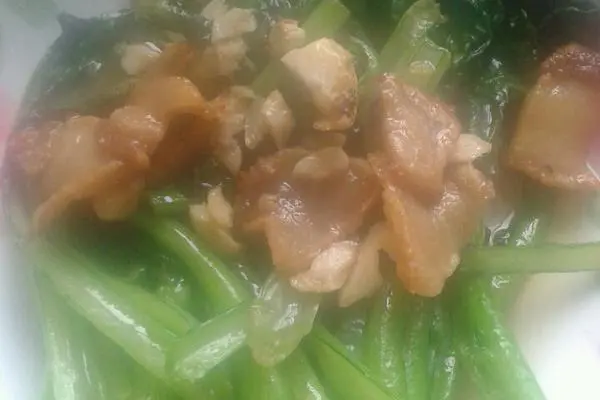 菜心炒肉