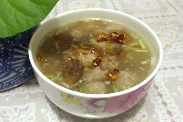 羊肉丸子片粉汤