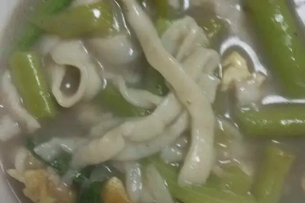 手擀面之汤面条