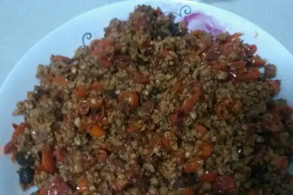 鲜辣椒肉酱