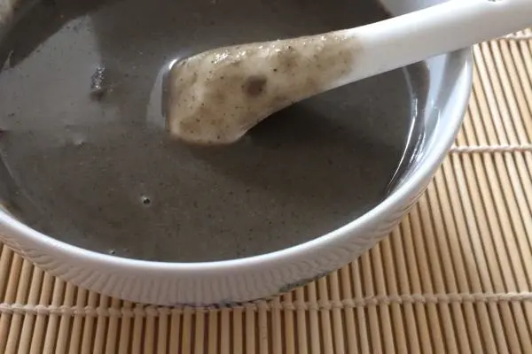 黑芝麻核桃粥