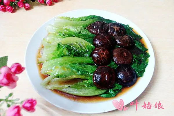 蚝油香菇扒生菜
