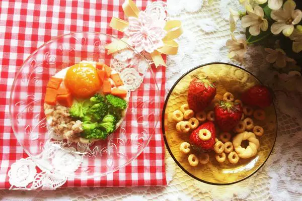 彩色蔬菜饼