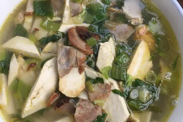 豆腐肉丁汤
