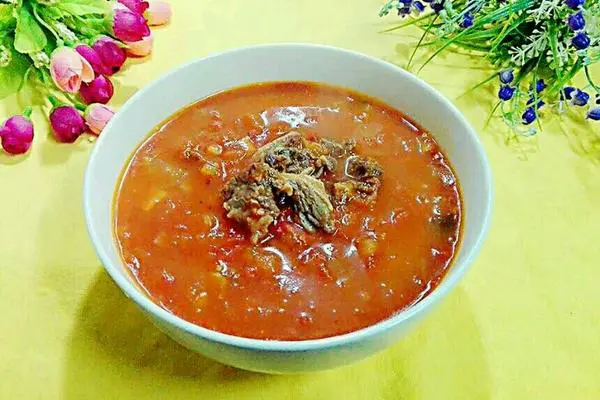 番茄炖牛腩
