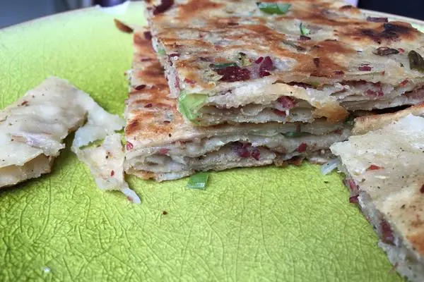 牛肉葱花千层饼