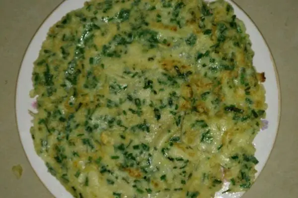 鸡蛋韭菜煎饼