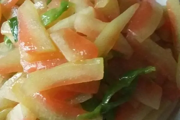 炒西瓜皮