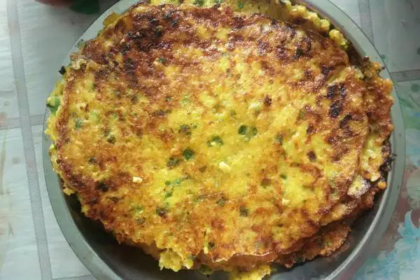 粘苞米饼