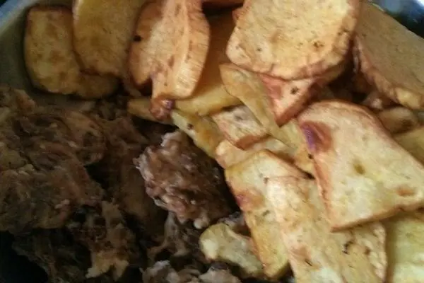 炸素香菇脚饼
