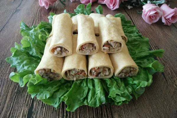 蔬菜腐皮卷