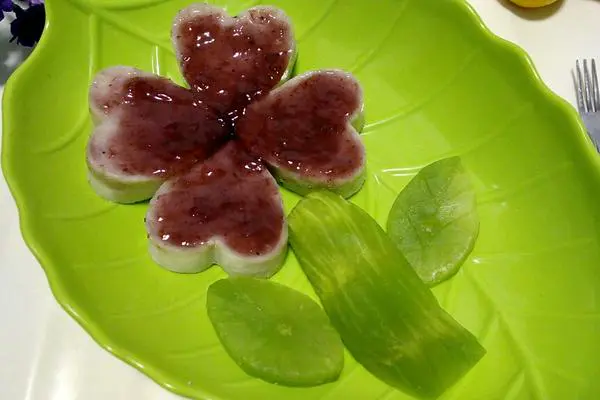 山药蓝莓花