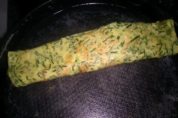 野葱鸡蛋饼