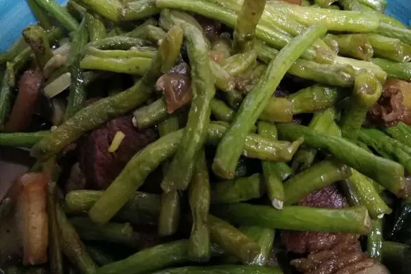 长豆角烧肉