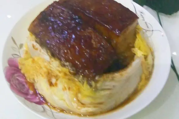 走油白菜扣肉