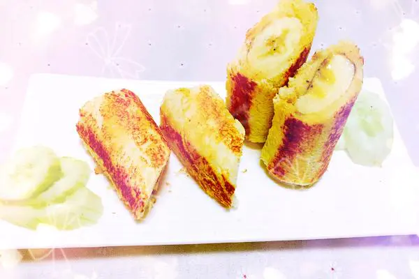 香蕉吐司卷