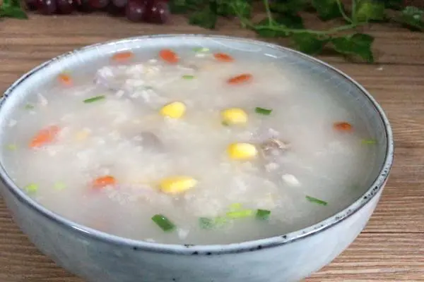 莲藕牛肉麦片粥