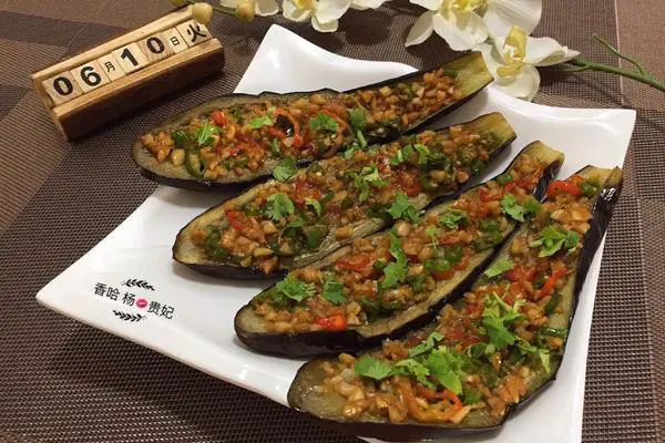 蒜蓉烤茄子(无肉末)