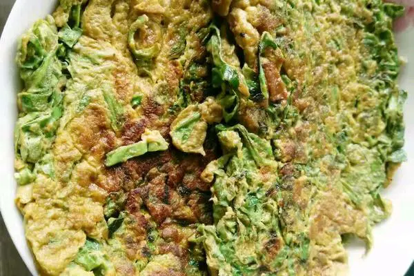 菏叶炒鸡蛋