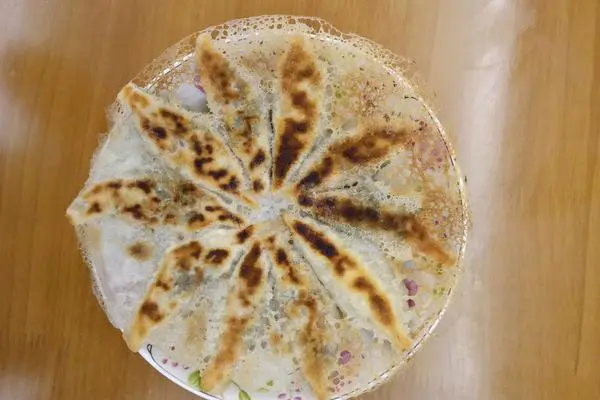 韭菜鸡蛋粉条煎饺