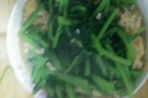 茼蒿炒鸡蛋