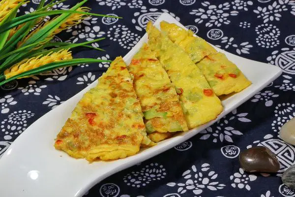 苦瓜煎蛋饼