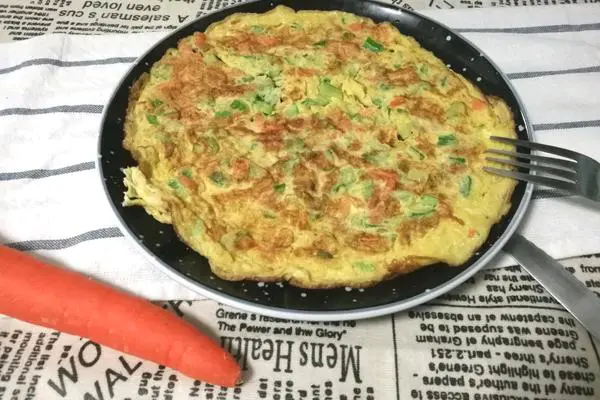 杂蔬鸡蛋饼