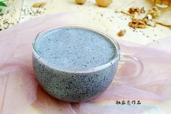 黑芝麻核桃乳