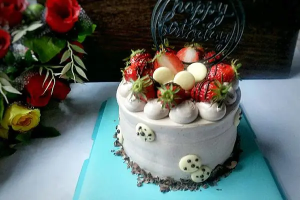 可可口味生日蛋糕