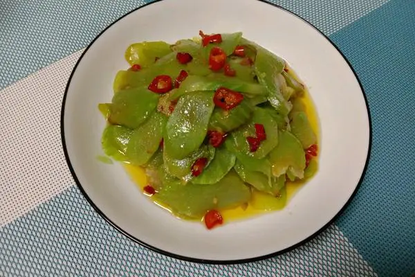 清炒莴苣
