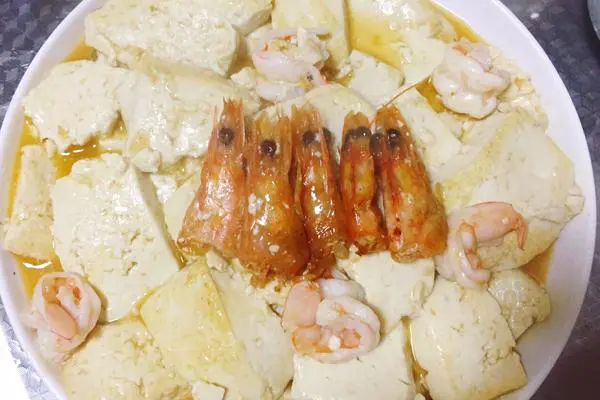 鲜虾豆腐