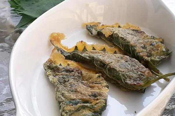 紫苏叶蛋饺