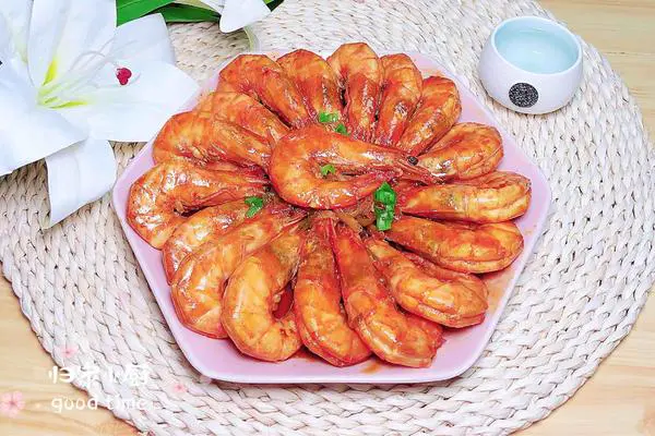 茄汁油焖大虾