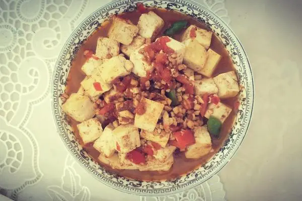 家常肉末豆腐