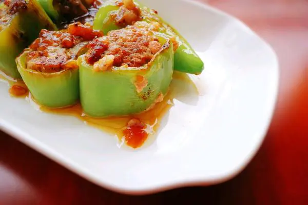 虎皮青椒酿肉