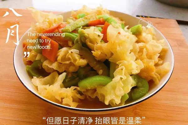 丝瓜银耳
