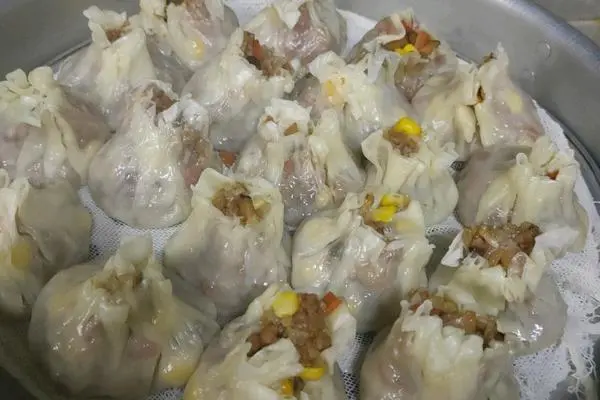 肉丁烧麦