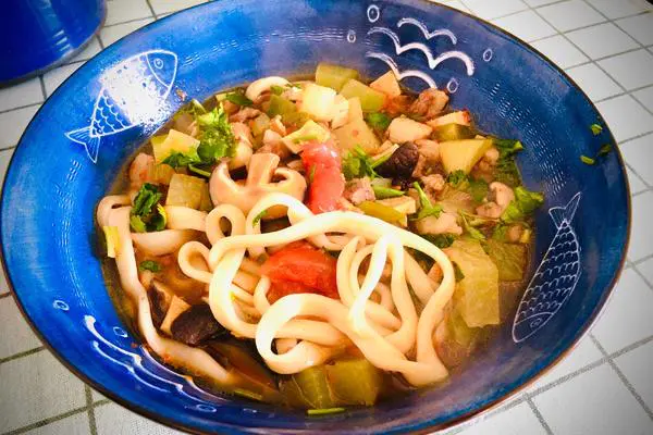 香菇羊肉臊子面