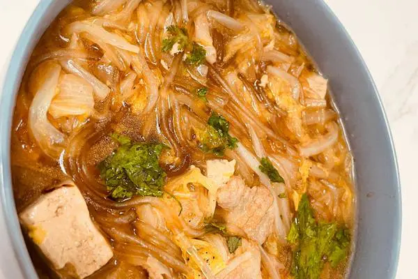 白菜豆腐炖粉条