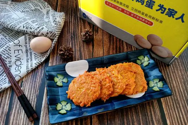 胡萝卜丝鸡蛋软饼