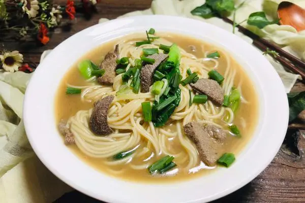 猪肝汤面