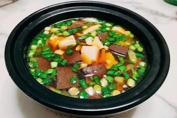 鸭血豆腐汤